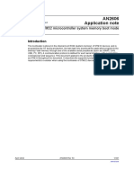 stm32 Microcontroller System Memory Boot Mode Stmicroelectronics