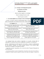 Leçon 4: Avantages Du Développement Agricole (L'agriculture Et La Pêche) Objectifs de La Leçon