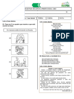 4âº Ano - Prova Paic LP 2013