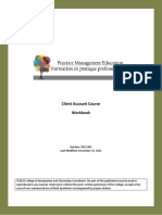 Client Account Course Workbook: Version: 2021-001 Last Modified: December 23, 2021