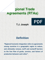 Regional Trade Agreements (Rtas) : T.J. Joseph