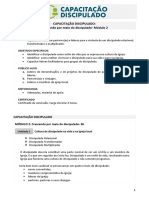 Capacitação Discipulado: Crescendo Por Meio Do Discipulado-Módulo 2