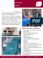 JBA Trust Large Hydraulic Flume Technical Factsheet ORIGINAL