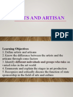 LESSON 1 Midterm - ARTIST AND ARTISANS
