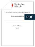 Faculty Honours Handbook 2017 PDF