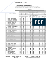 Grade 3 List of Examinees