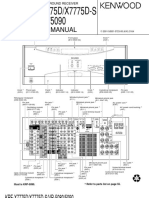 Kenwood KRF-X7775D, VR-5080, VR-5090 PDF