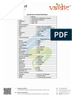 Chili Flakes - Specification