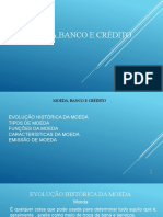 Moeda, Banco e Crédito