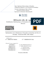 Optimisation de La Maintenance Préventive de Système Du Parc de Stockage Sonatrach-TRC - RTC Béjaia
