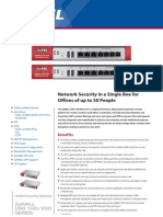 Zywall USG 100/200 Datasheet