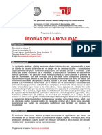 Programa Teorias de La Movilidad PDF