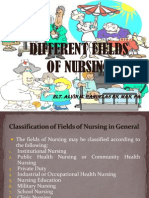 Different Fields of Nursing