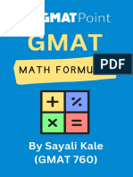 GMAT MATH Formulas Cheat Sheet PDF