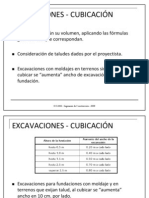 Técnicas de Cubicación