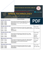 Conference Event Schedule