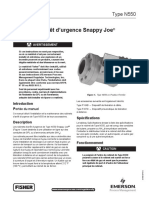 Instruction Manual n550 Snappy Joe Emergency Shutoff Valves Fisher FR 140602 PDF