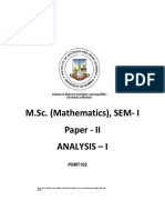 Paper II Analysis I PDF