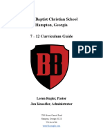 7th-12th Curriculum Guide