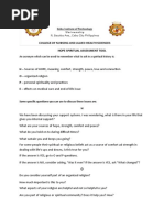 Hope Spiritual Assessment Tool