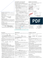 Econometrics Cheatsheet en