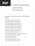 Proyecto Control Inteligente - Código PDF