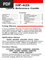 hp42s QRG en PDF