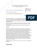 O Exercício Físico e Os Aspectos Psicobiológicos