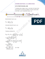 Electric Charges and Fields All Derivations PDF