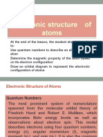 3 Electronic Structure of Atoms 1