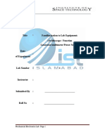 Lab 1 (Introduction To Test and Measurement Equipment)