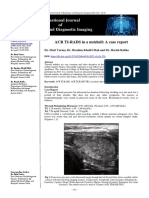 ACR TI-RADS in A Nutshell: A Case Report