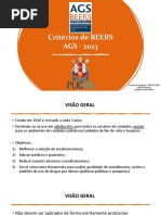 Critérios de Beers - Geriatria e Gerontologia - 2023