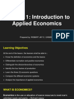 Chapter 1 2 Applied Econ Part I PDF