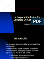 La Preparación Física en Deportes de Conjunto