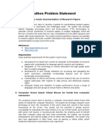 Hackathon Problem Statement April 29 2023 PDF