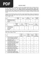 Alat Ukur WHOQOL BREF, RYFF's PWB Terjemah Bahasa Indonesia