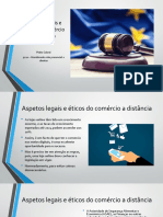 Aula 7 - Aspetos Legais e Éticos Do Comércio A Distância