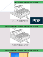 Different Designs of Irrigation Systems