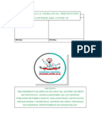 Plan para La Vigilancia, Prevención y Control Del Covid-19