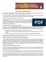 Actividad Fisica y Salud Mental PDF