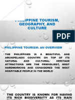 Philippine Tourism, Geography, and Culture