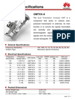 Dual Polarization Compact OMT Datasheet (OMTXX-A) PDF