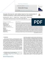 Anomaly Detection For Wind Turbines Based On The Reconstruction