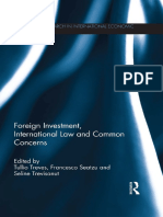 Foreign Investment, International Law and Common Concerns-Routledge PDF