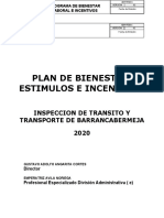 Plan de Bienestar e Incentivos 2020