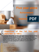 Five Year Plans: Achievement & Implementation