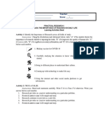 Practical Research 1 - Learning Activity Sheets