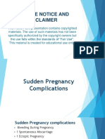 A 3.1 Sudden Pregnancy Complications PDF