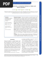 Euro J of Neurology - 2020 - Viana - Visual Snow Syndrome A Comparison Between An Italian and British Population